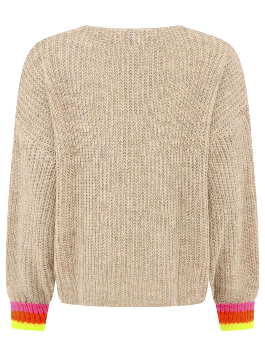 Zwillingsherz Made in Italy Pullover Smile - Beige