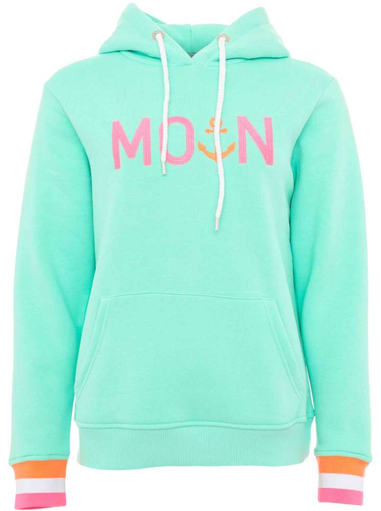 Zwillingsherz - Moin Hoodie/Sweatshirt - Türkis/Mint