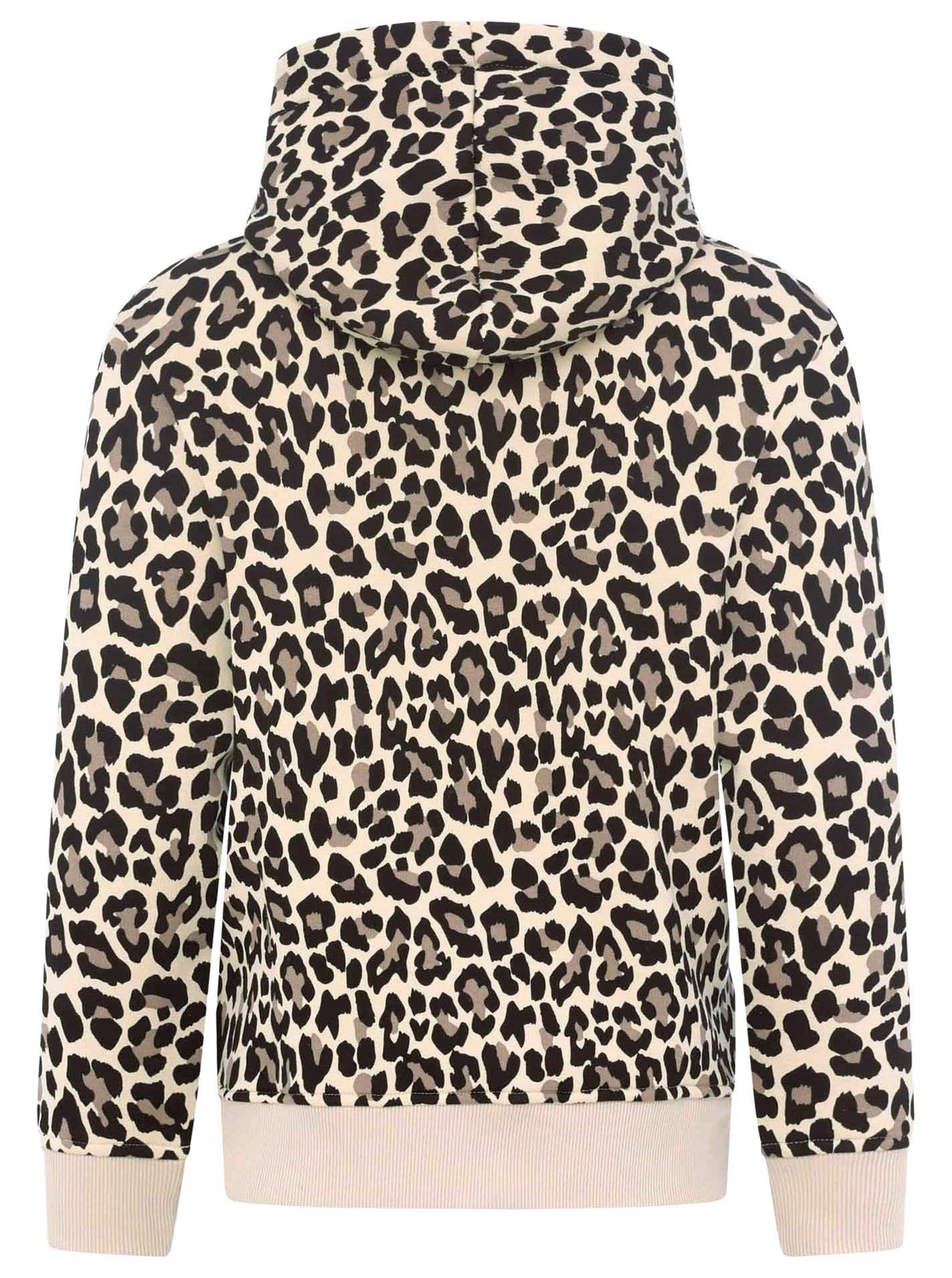 Zwillingsherz - Hoodie/Sweatshirt "Leo Leopard Classic" - Beige/Schwarz