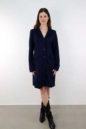 Long Blazer / Gehrock (Gefüttert) - Marineblau