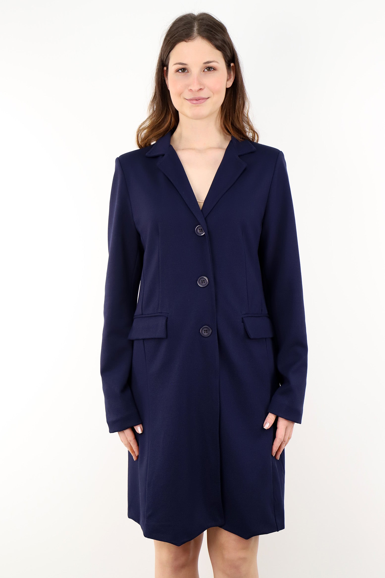 Long Blazer / Gehrock (Gefüttert) - Marineblau