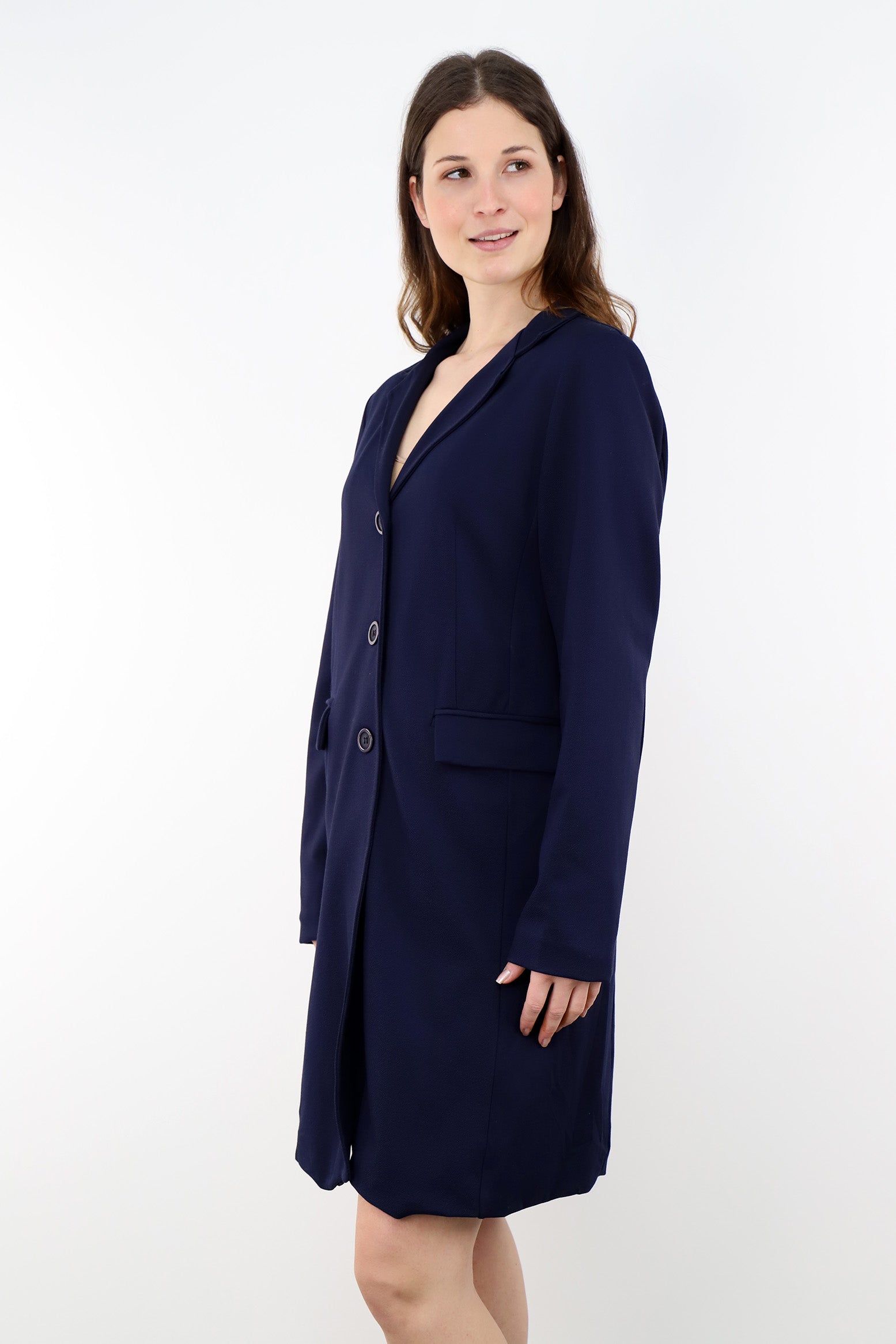 Long Blazer / Gehrock (Gefüttert) - Marineblau