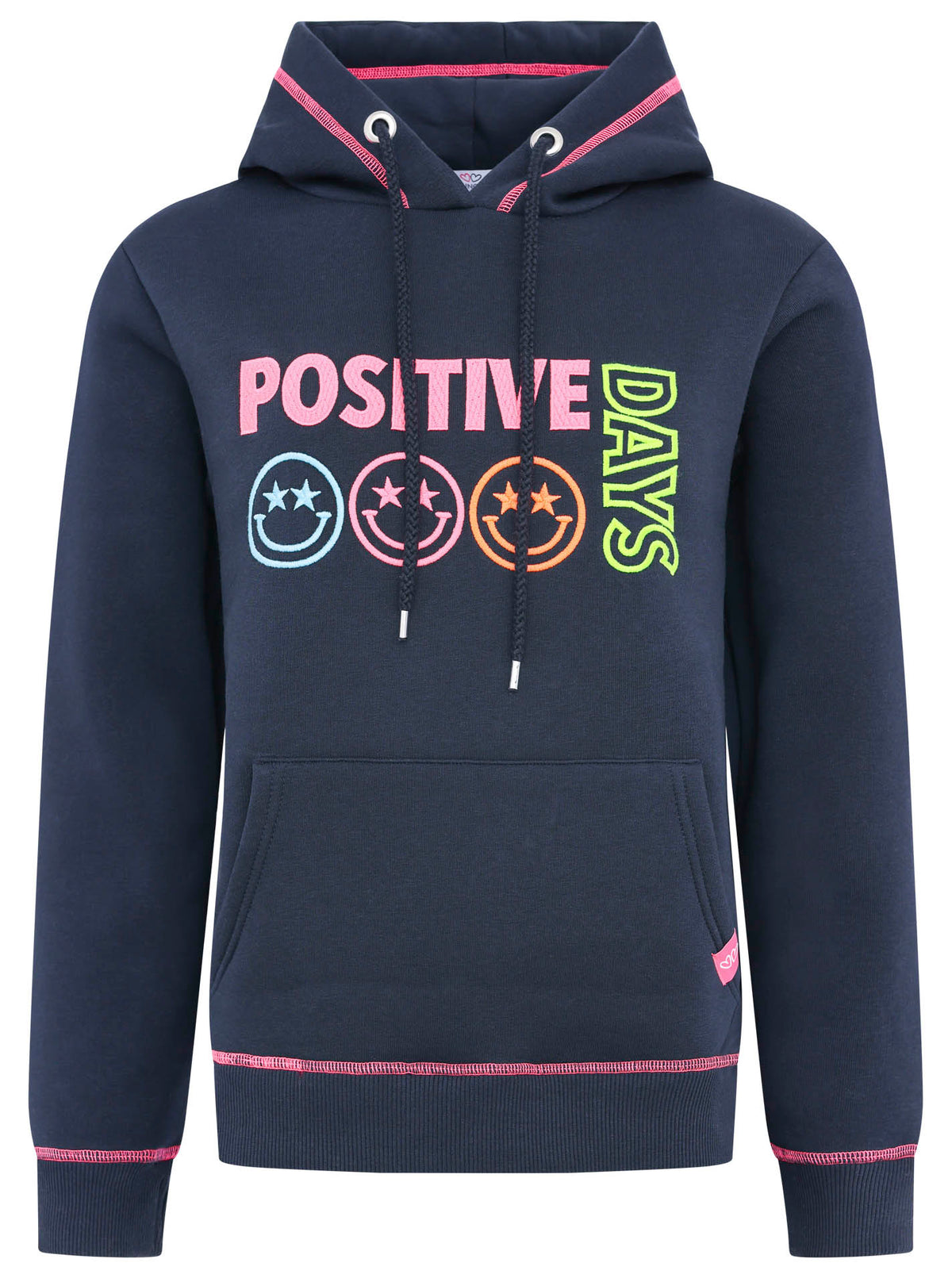 Zwillingsherz - Hoodie "Positive Days" - Dunkelblau