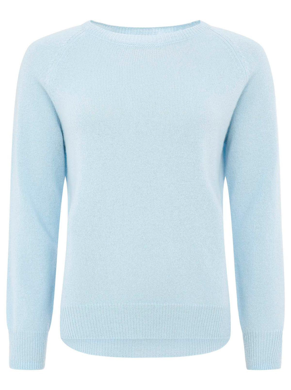 Zwillingsherz Kaschmir / Cashmere Pullover - Hellblau