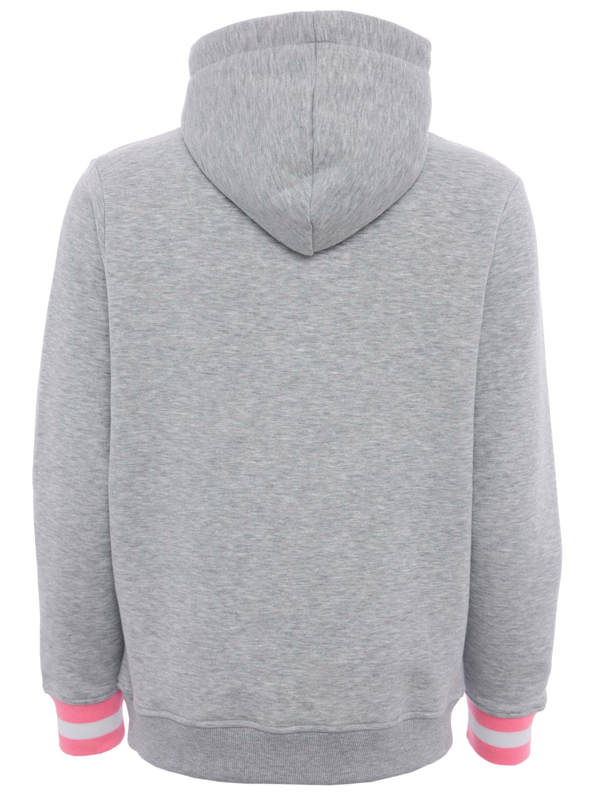 Moin Hoodie/Sweatshirt Rahel - Grau/Pink