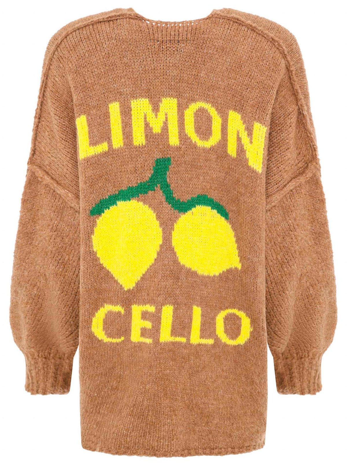 Zwillingsherz - Cardigan "Limoncello - Made in Italy - Braun