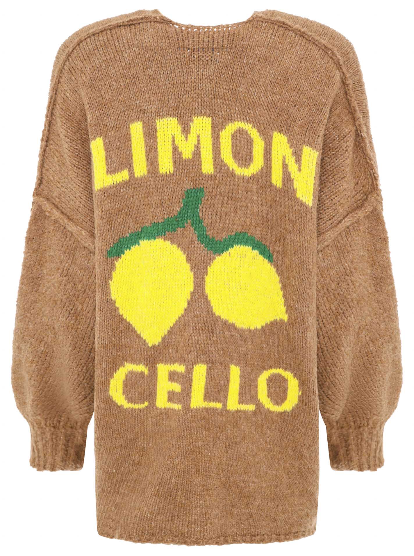 Zwillingsherz - Cardigan "Limoncello - Made in Italy - Braun