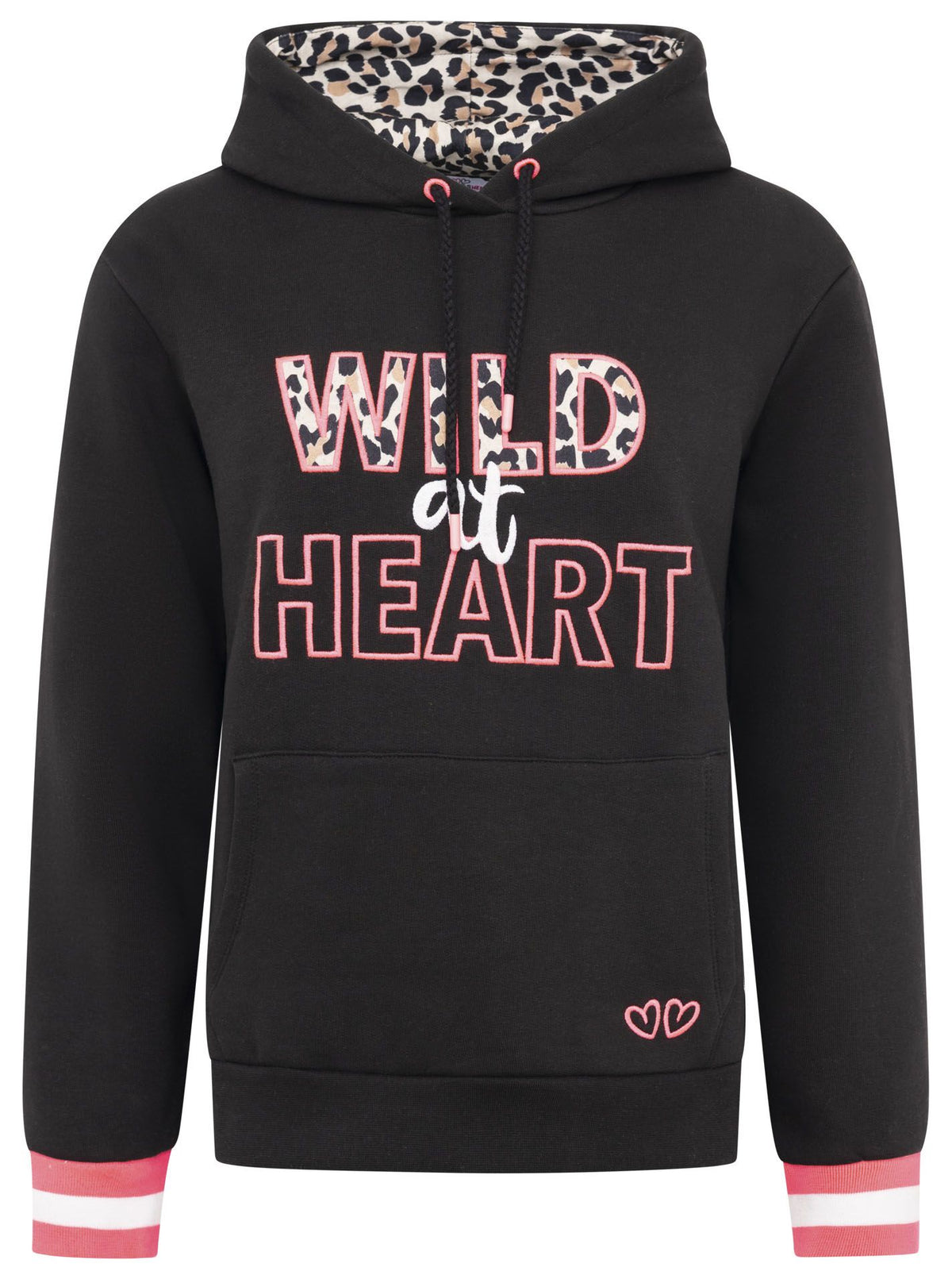 Zwillingsherz - Hoodie/Sweatshirt "Leo Wild at Heart" - Schwarz