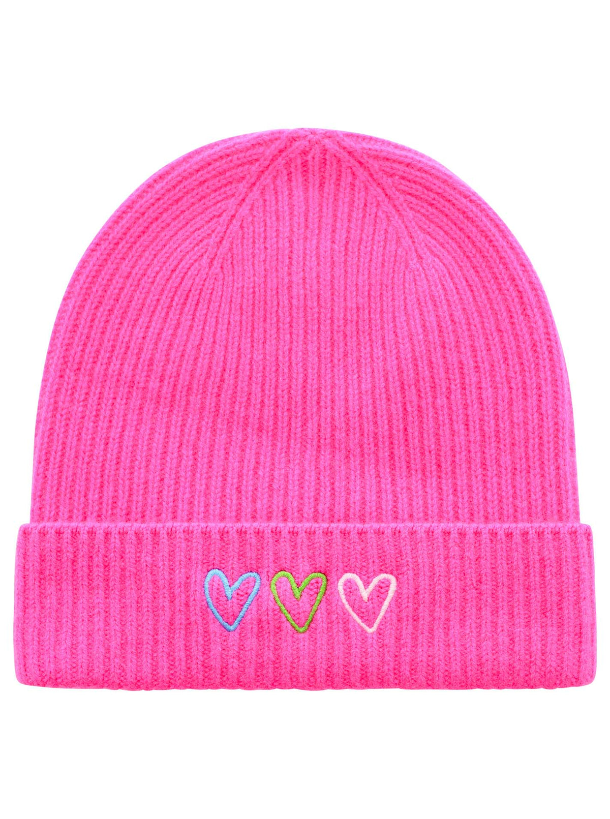 Zwillingsherz - Cashmere Mütze "Love" - Pink