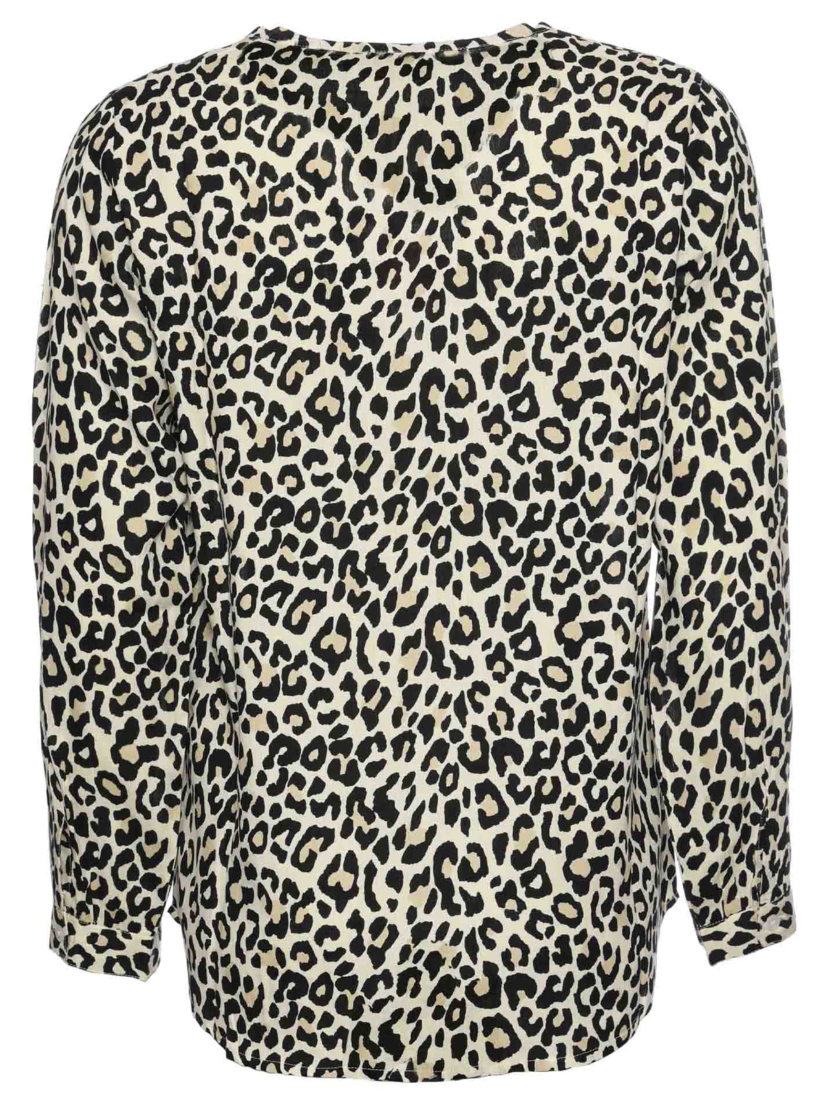 Zwillingsherz - Leo Leopard Bluse Silke - Beige/Schwarz