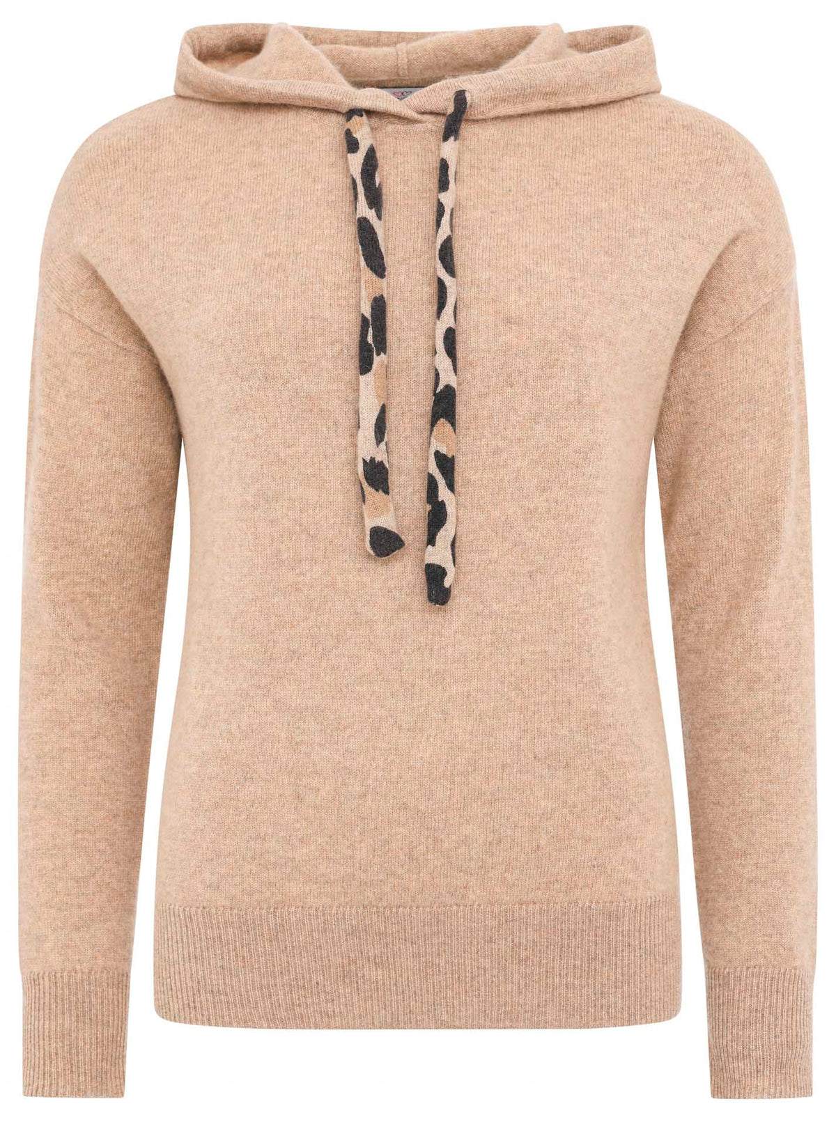 Zwillingsherz Kaschmir / Cashmere Hoodie Leo - Beige