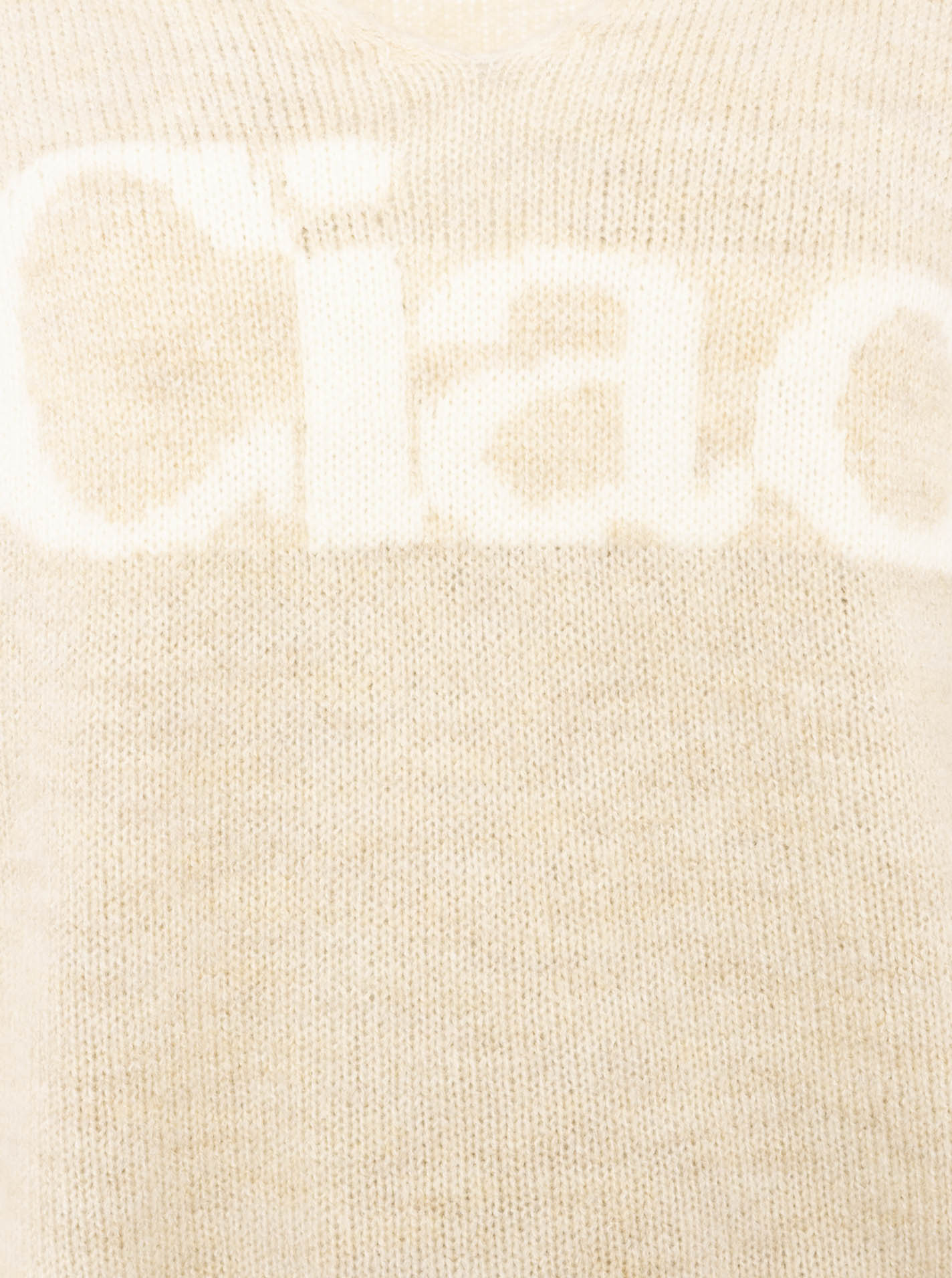 Zwillingsherz - Strickpullover "Ciao“ - Made in Italy - Beige/Creme