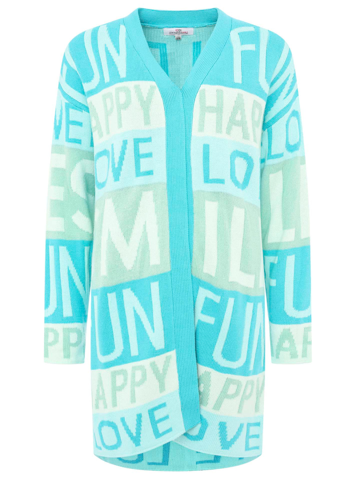 Zwillingsherz - Cardigan Smile - Blau