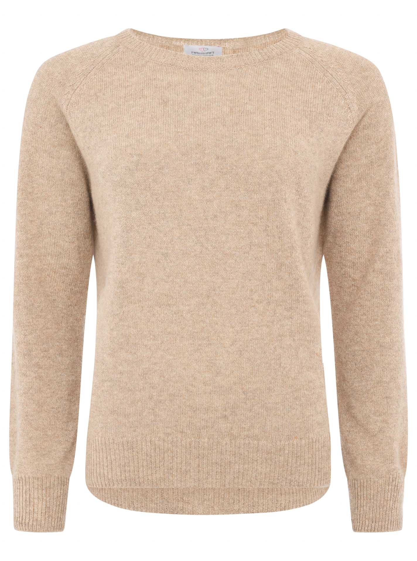 Zwillingsherz Kaschmir / Cashmere Pullover - Beige