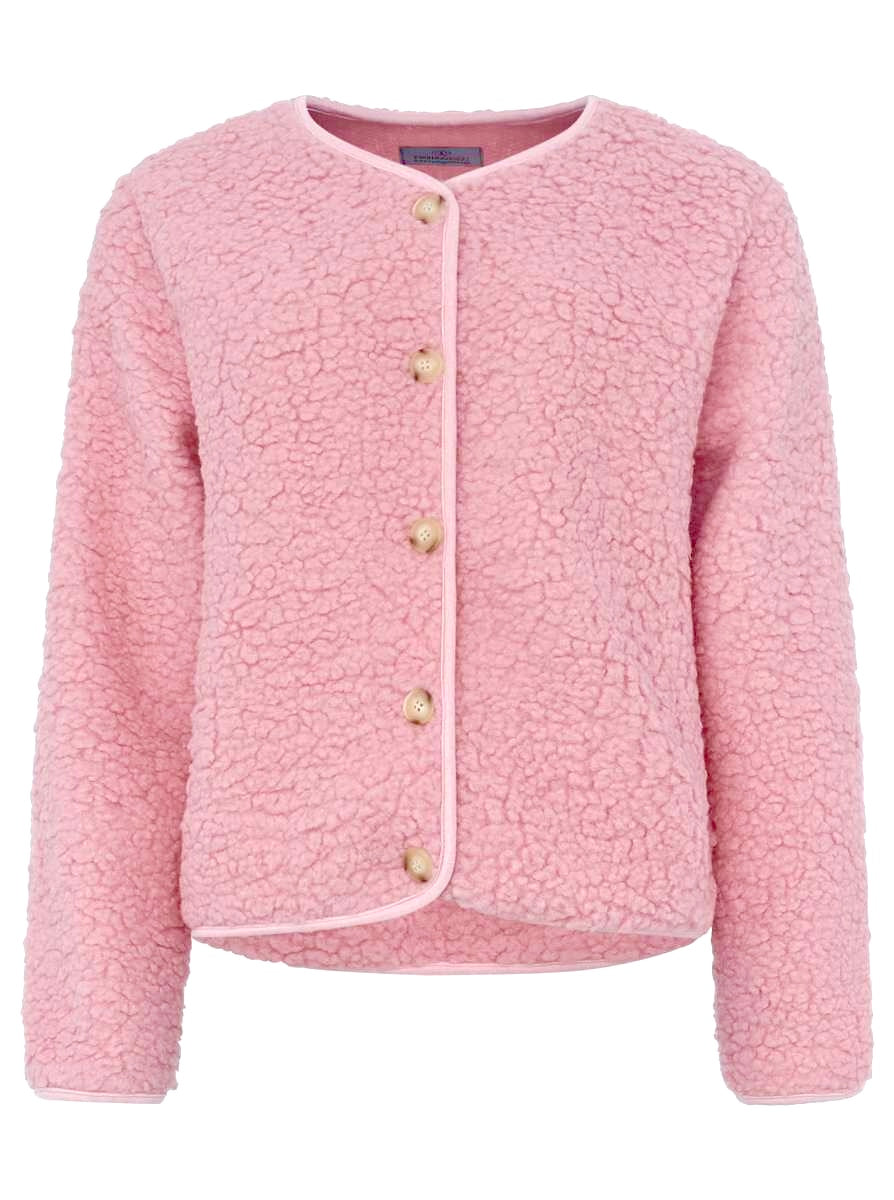 Zwillingsherz Teddy Jacke - Rosa