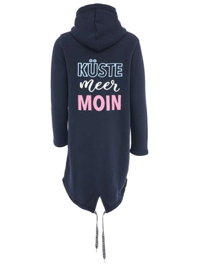 Zwillingsherz - Hoodiemantel Küste Meer Moin - Hellblau - CYBER DEAL