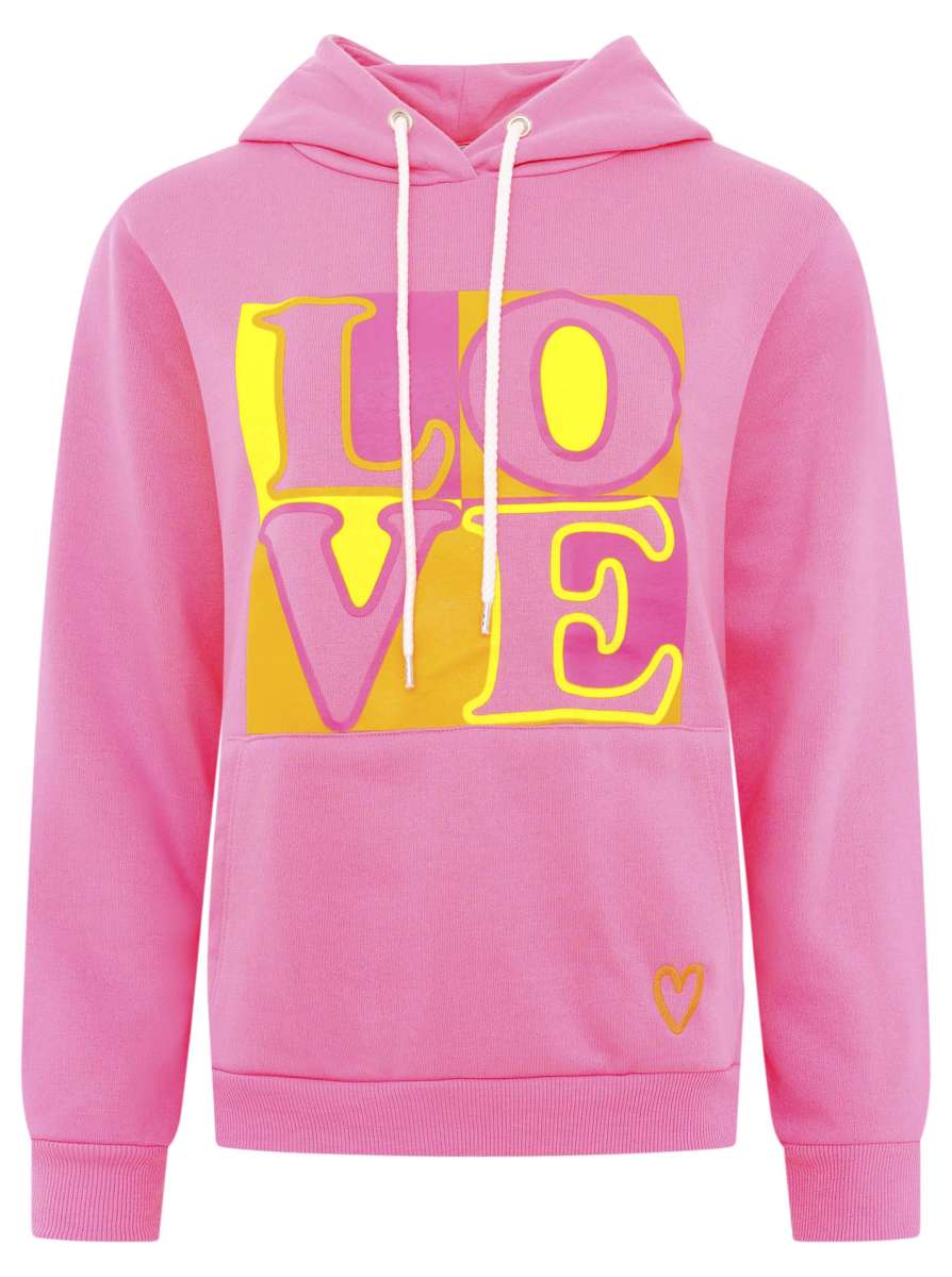 Zwillingsherz - Hoodie "Love"- Pink