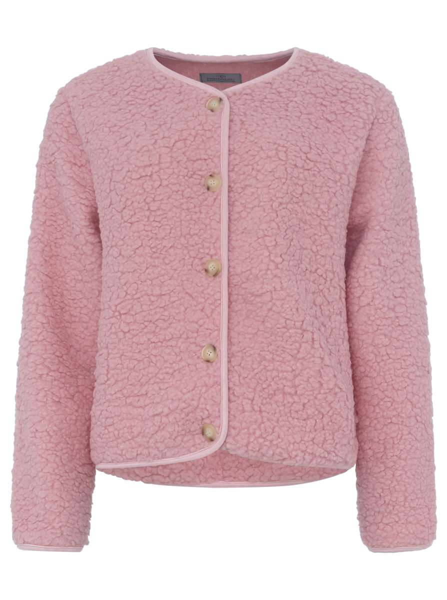 Zwillingsherz Teddy Jacke - Rosa