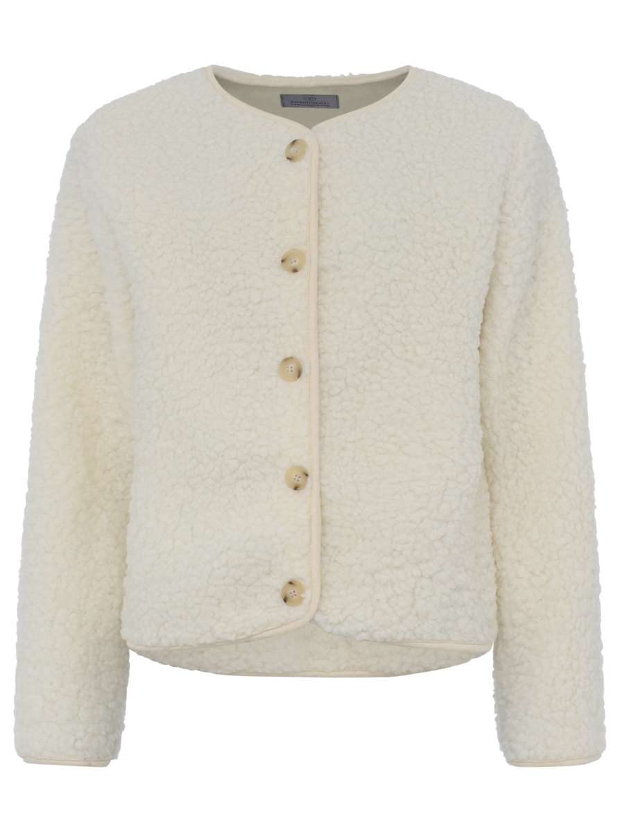 Zwillingsherz Teddy Jacke - Beige