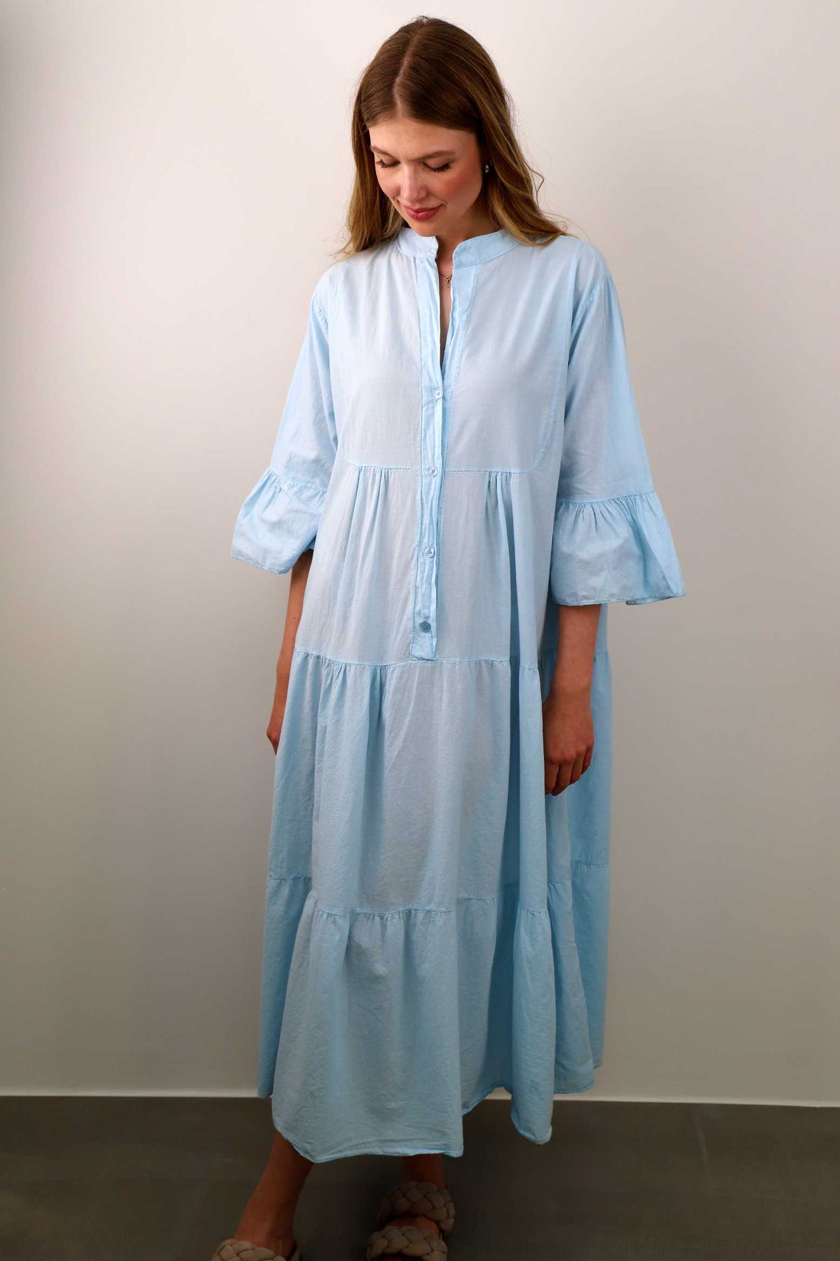 Maxi Kleid - Hellblau