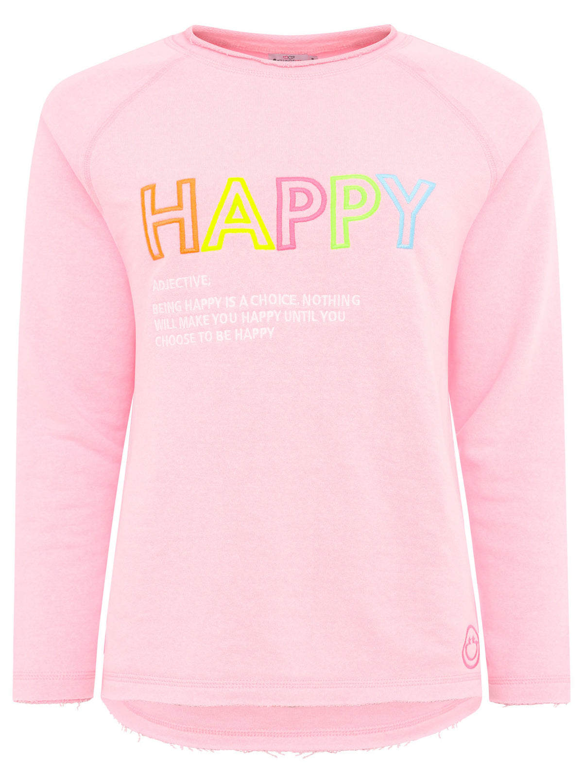 Zwillingsherz Sweatshirt/Pullover - Happy - Pink