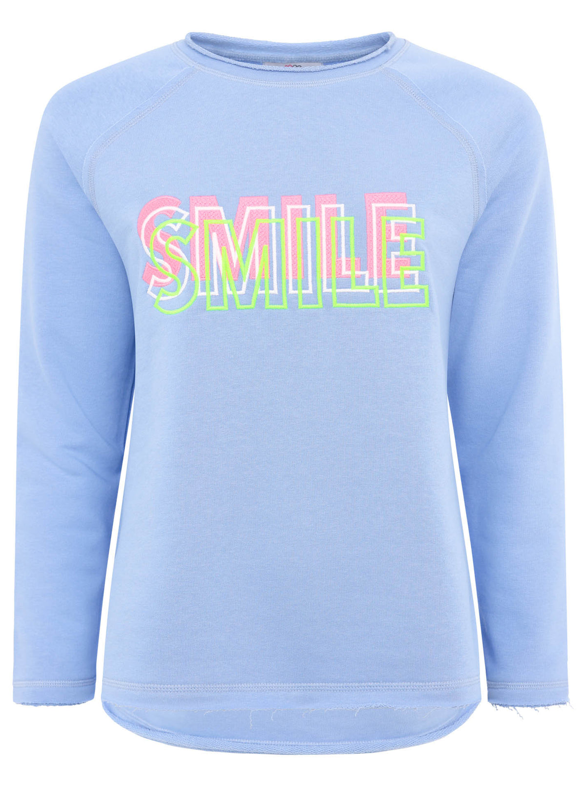 Zwillingsherz Sweatshirt/Pullover - Smile - Blau