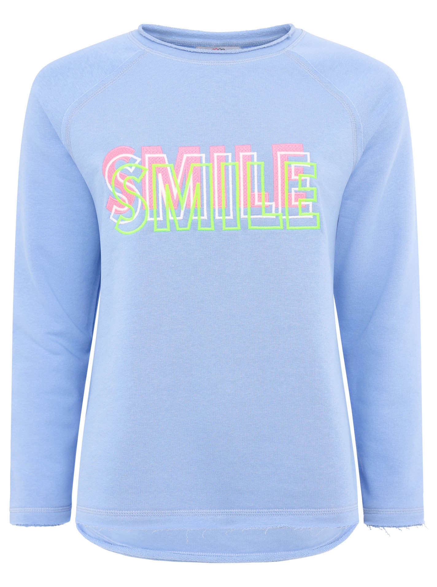 Zwillingsherz Sweatshirt/Pullover - Smile - Blau