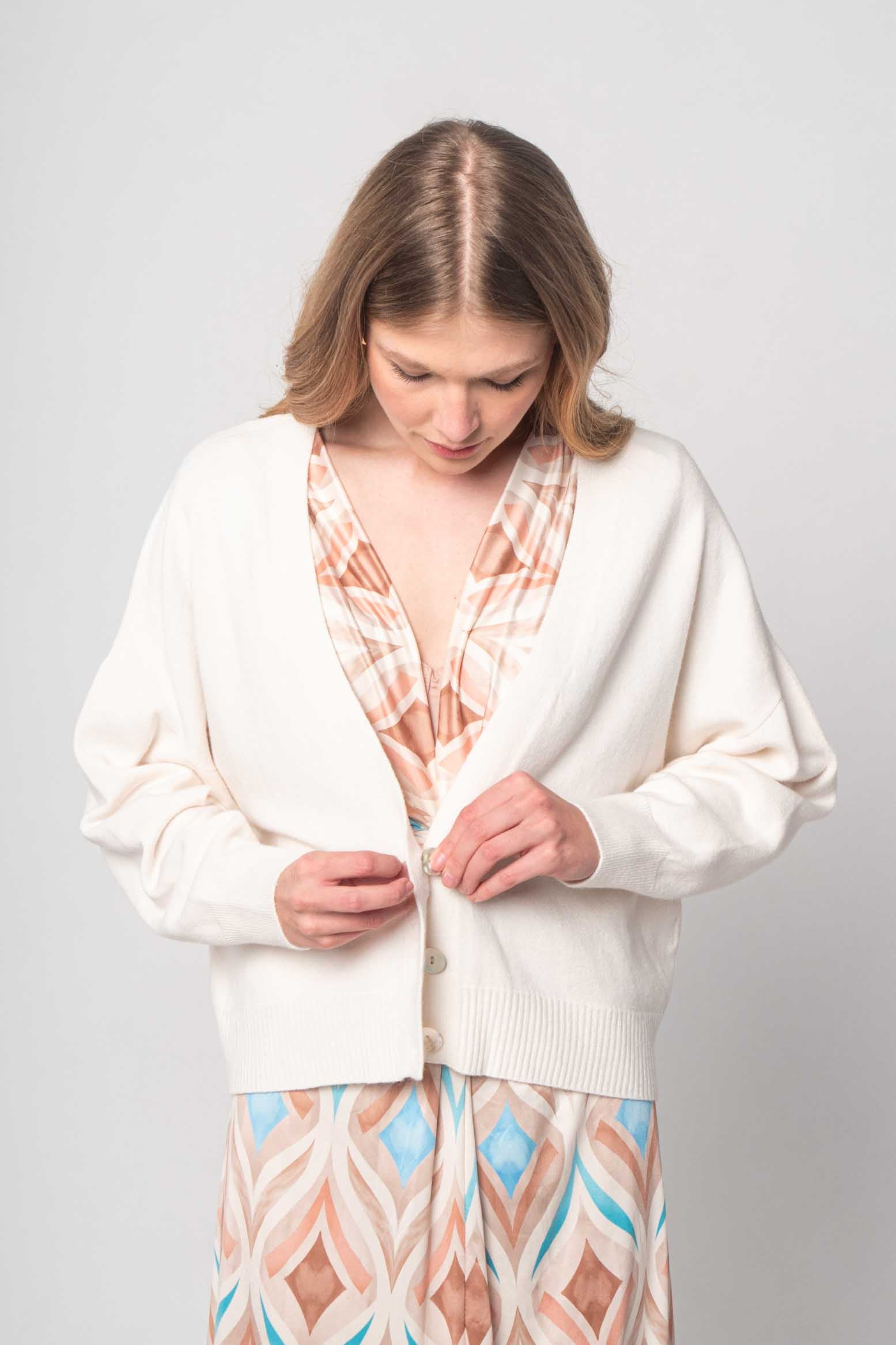 Weicher Cardigan - Creme