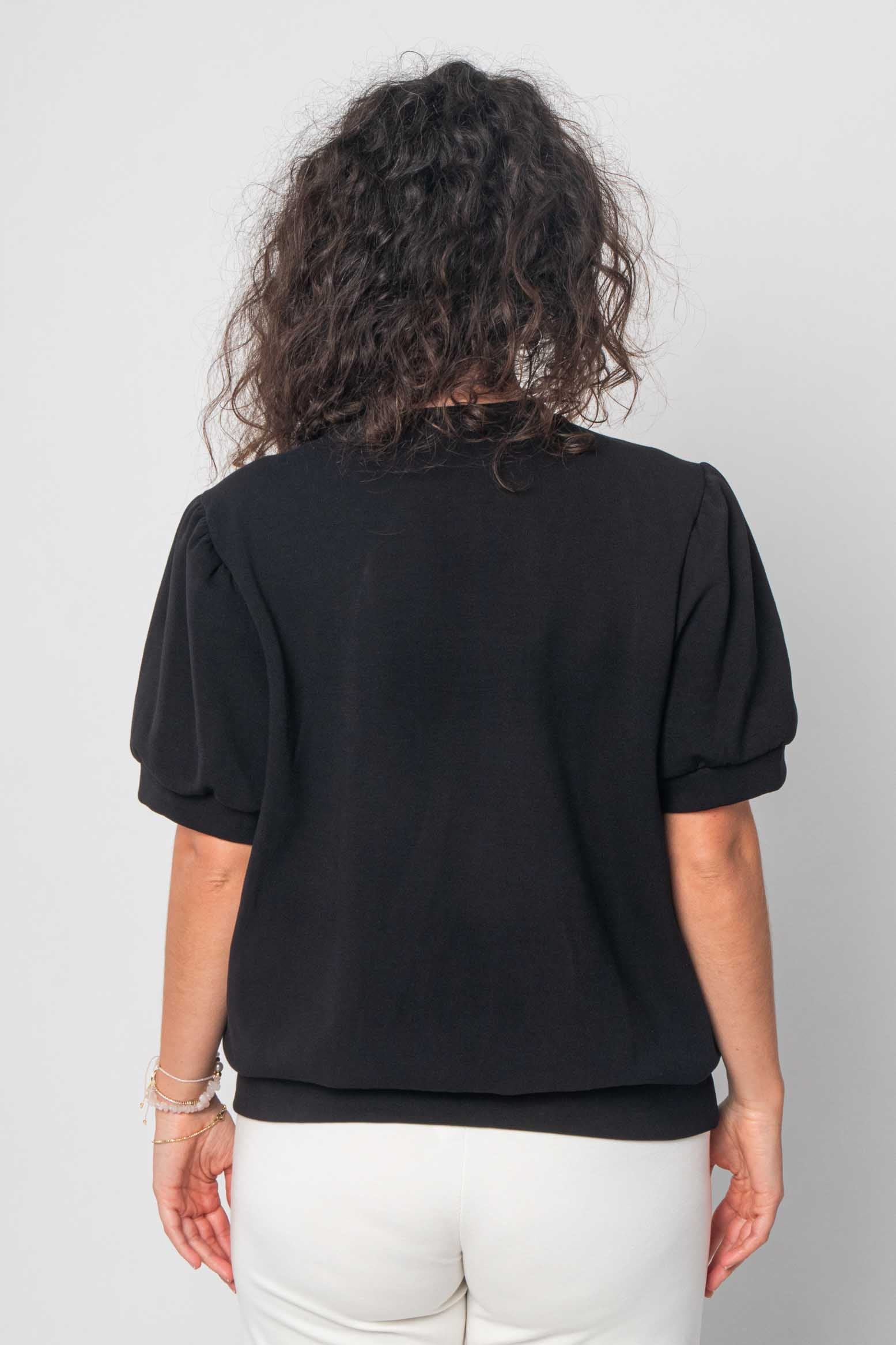 MOOIJ - T-Shirt aus fester Baumwolle - Schwarz