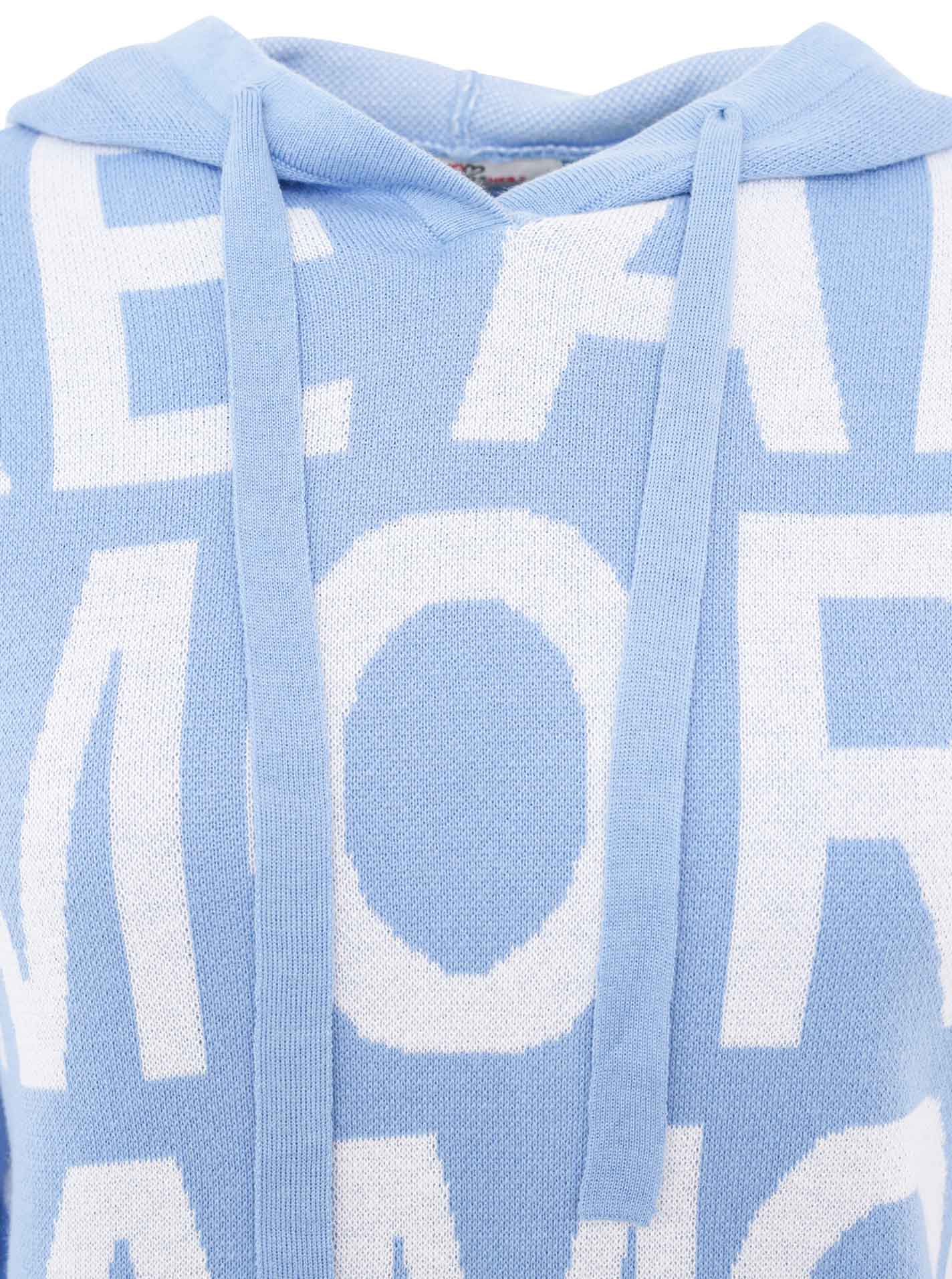 Zwillingsherz -  Pullover "Amore italienische Liebe" - Blau/Weiß