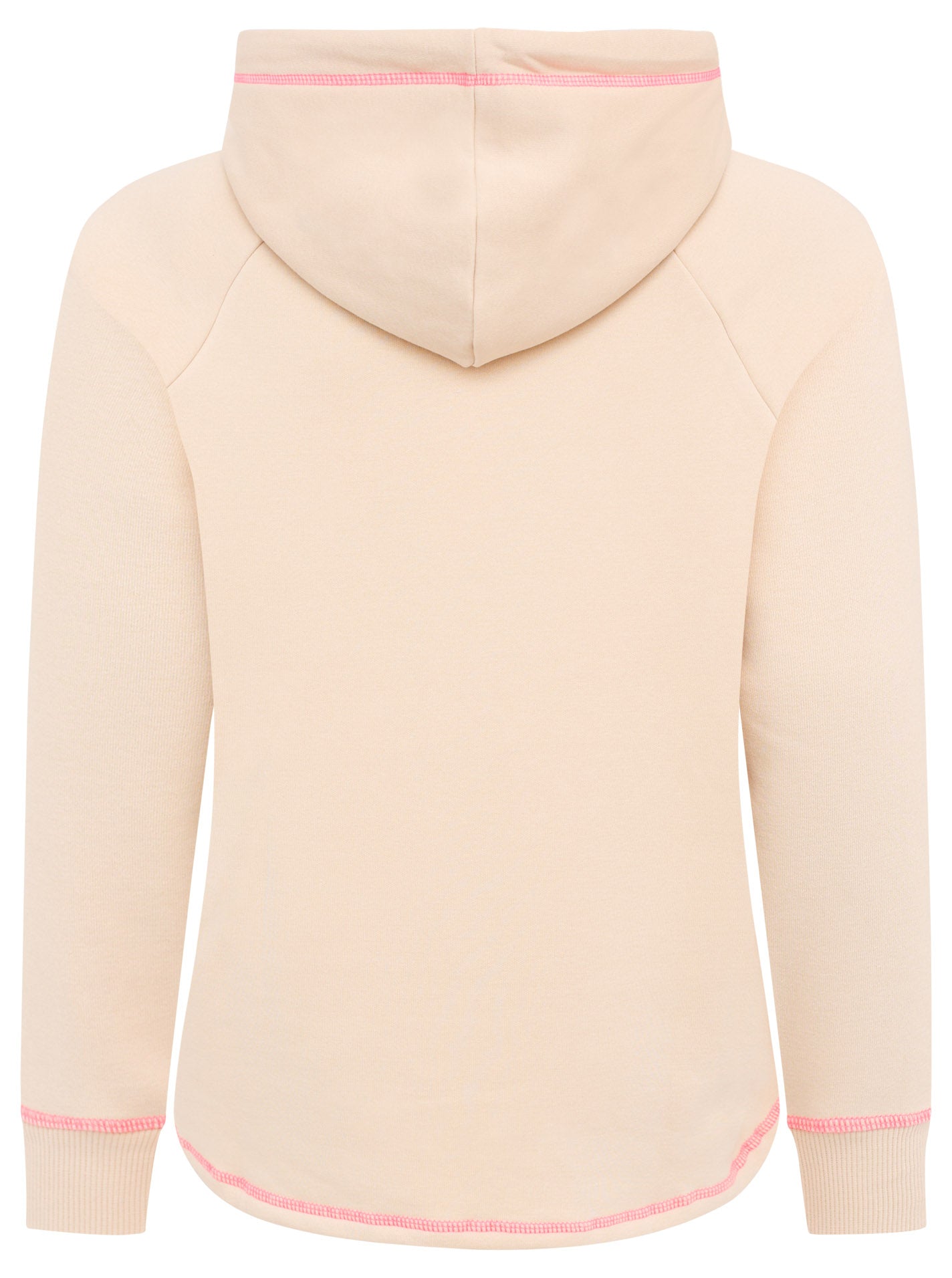 Zwillingsherz - Hoodie mit Pailletten "Hope Love Luck" - Beige