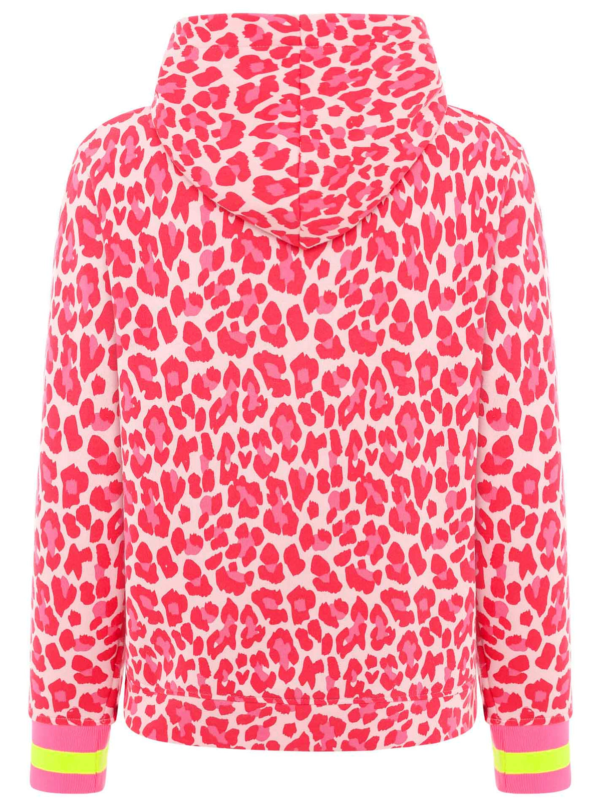 Zwillingsherz - Hoodie/Sweatshirt "Leopard Neon" - Pink/Weiß