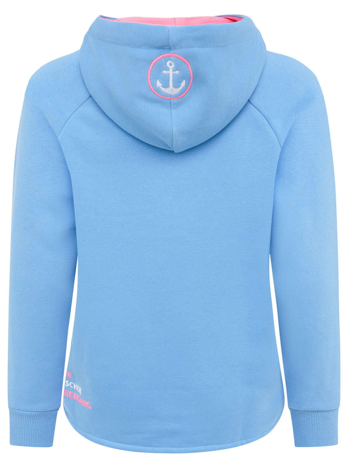 Zwillingsherz - Moin Hoodie/Sweatshirt mit Pailletten - Blau