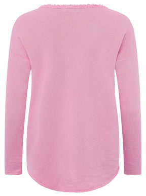 Zwillingsherz -  Sweatshirt "Positive Mind" - Pink