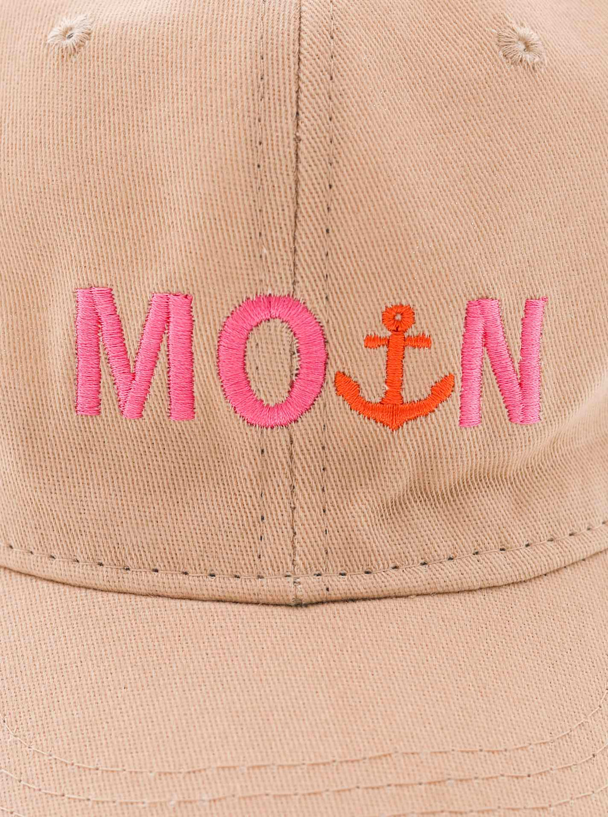 Zwillingsherz - Cap/Kappe "Moin" - Beige/Pink