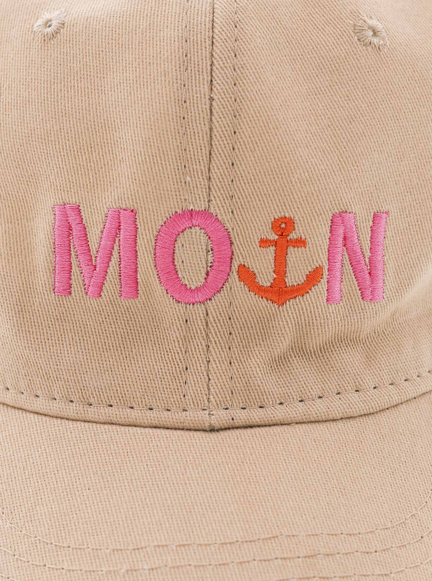 Zwillingsherz - Cap/Kappe "Moin" - Beige/Pink