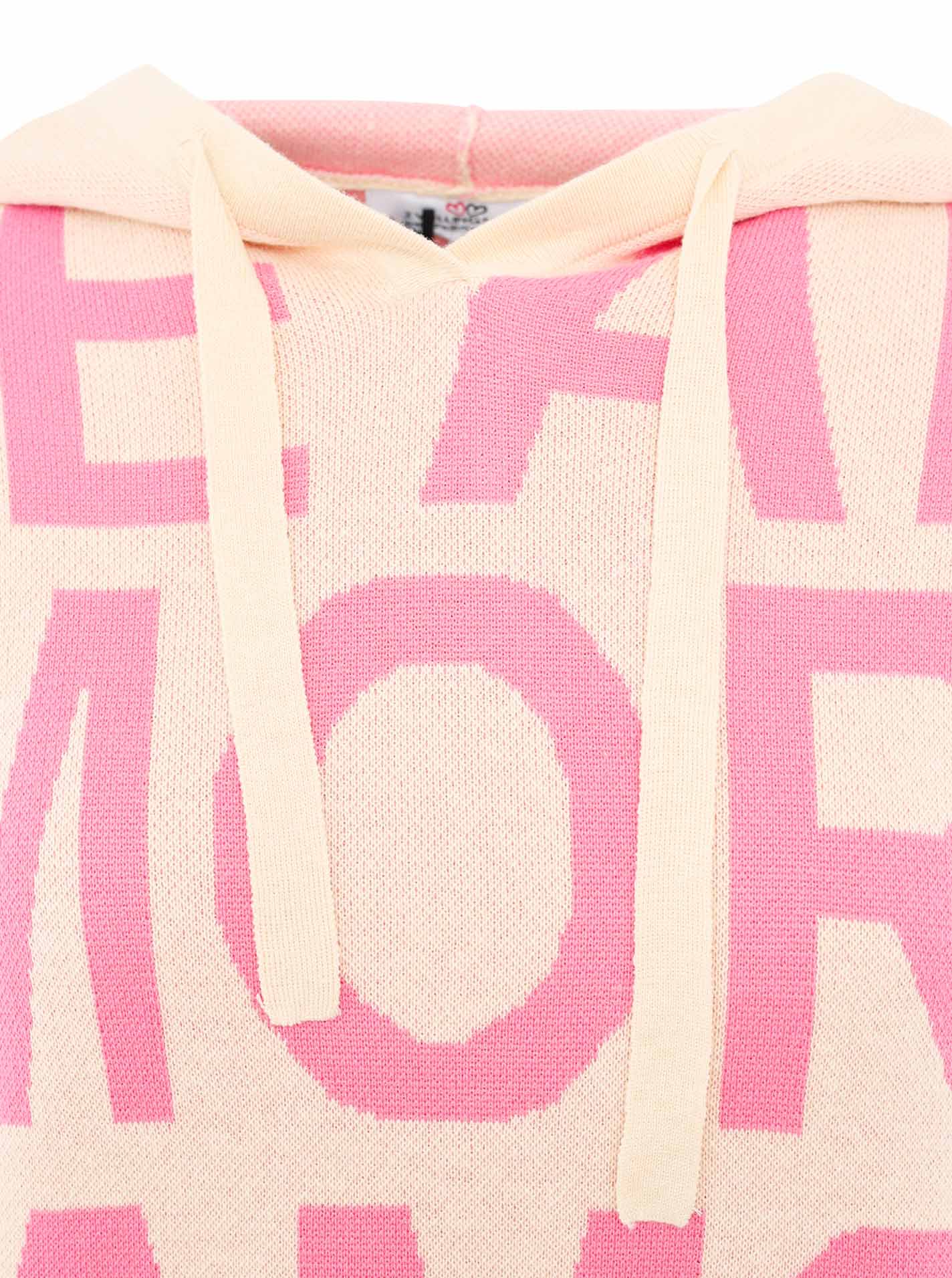 Zwillingsherz -  Pullover "Amore italienische Liebe" - Beige/Pink