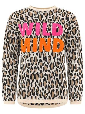 Zwillingsherz - Sweatshirt/Pullover Leo "Wild Mind" - Beige