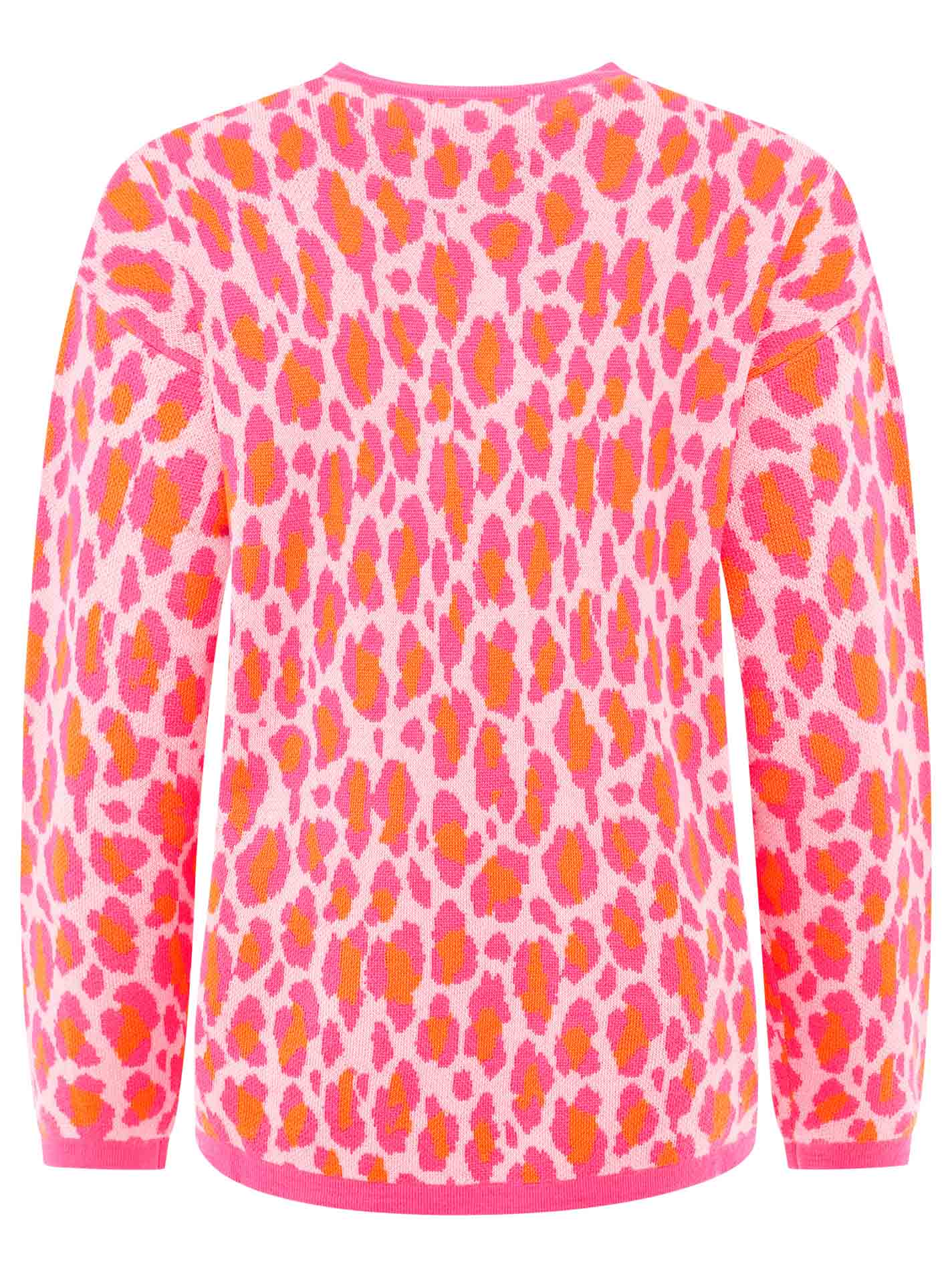 Zwillingsherz - Sweatshirt/Pullover Leo "Wild Mind" - Pink/Orange