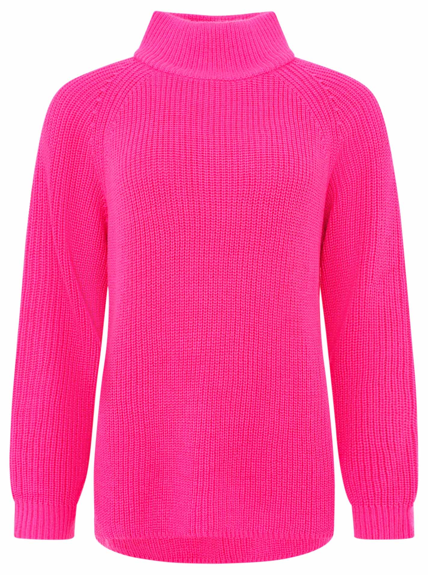 Zwillingsherz Pullover Rollkragen -  Pink