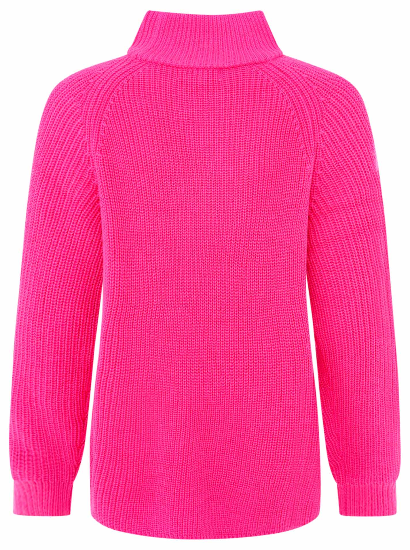 Zwillingsherz Pullover Rollkragen -  Pink