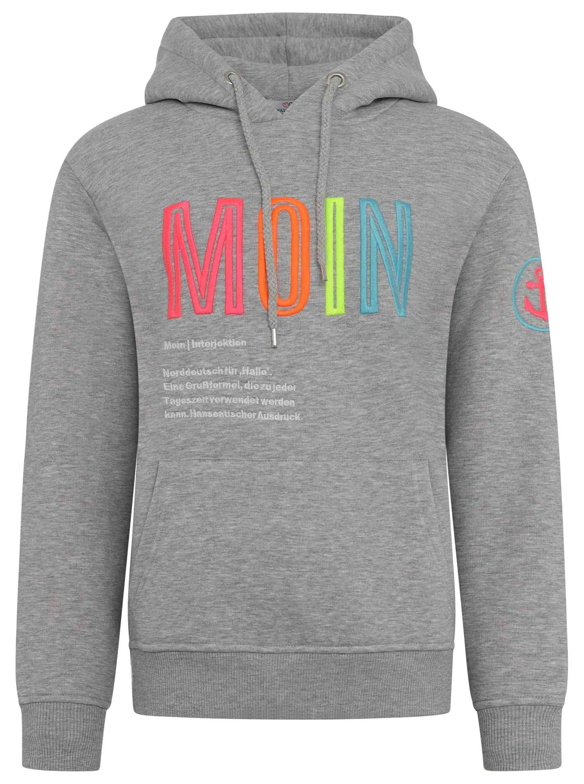 Zwillingsherz - Moin Hoodie/Sweatshirt Lucina - Grau