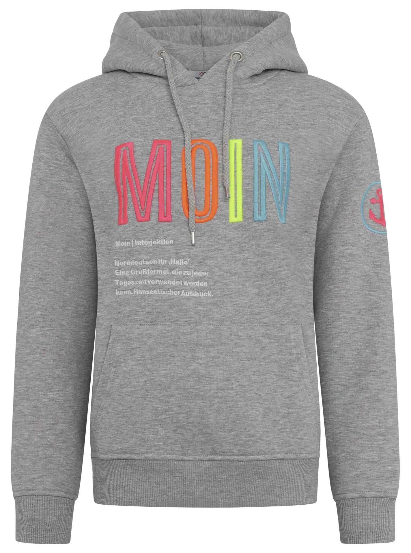 Zwillingsherz - Moin Hoodie/Sweatshirt Lucina - Grau