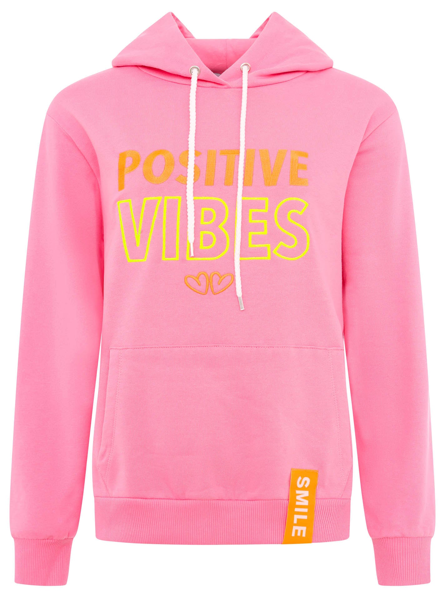 Zwillingsherz - Hoodie "Positive Vibes" - Pink - CYBER DEAL