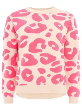 Zwillingsherz Leo Sweatshirt/Pullover - Beige/Pink