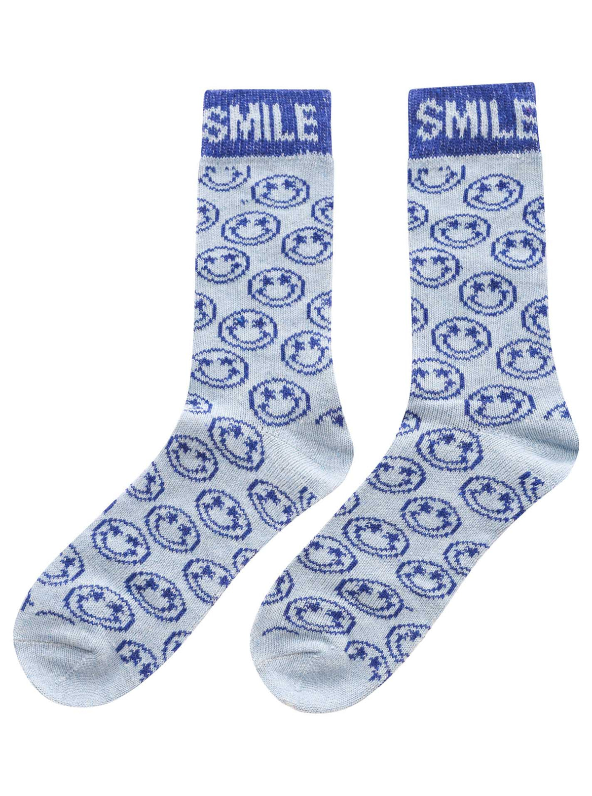 Zwillingsherz - Kuschelsocken Smile - Blau (4 Paar)