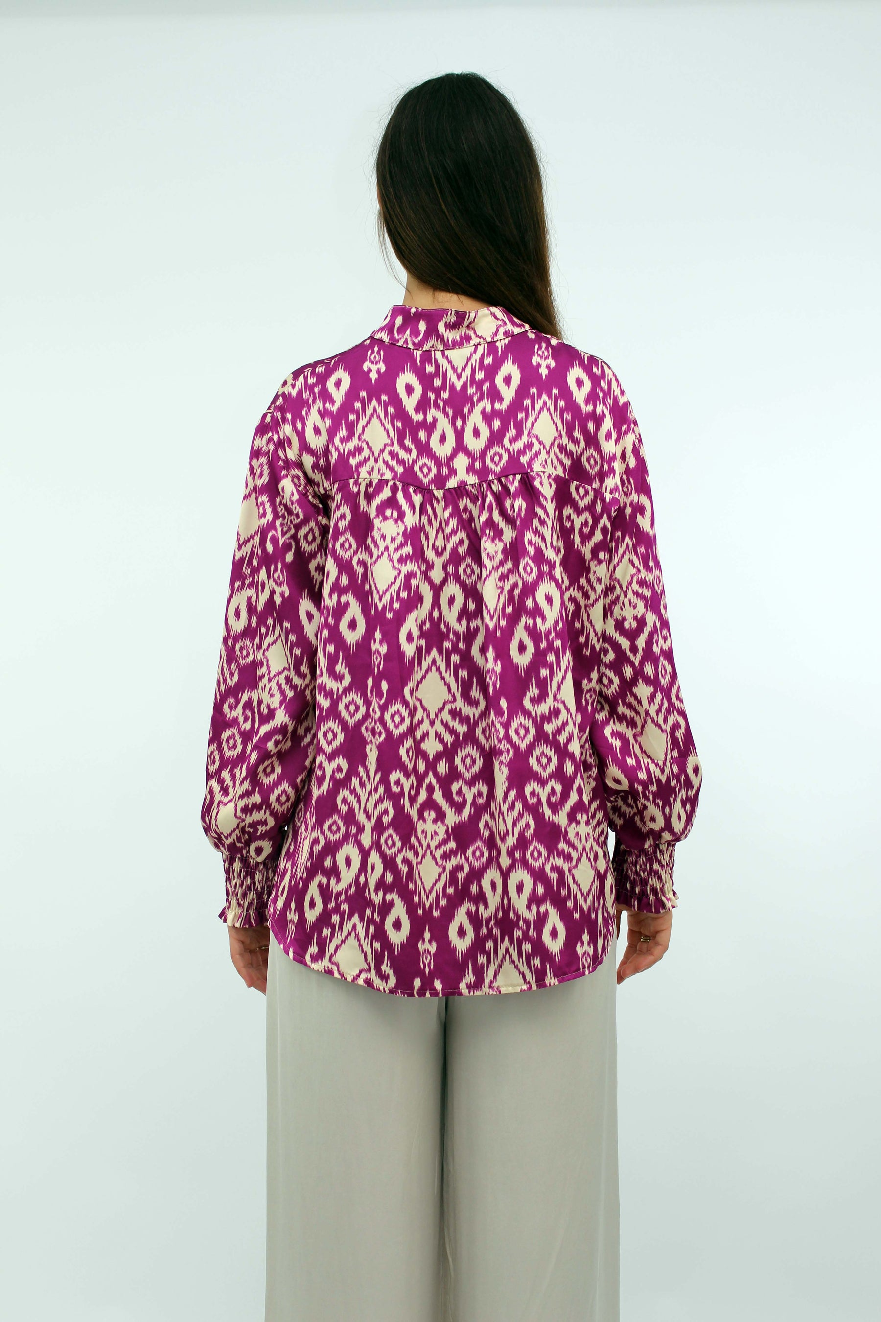 Muster Bluse - Pink