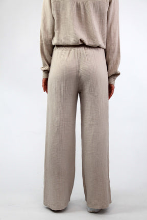 Musselin Hose - Beige