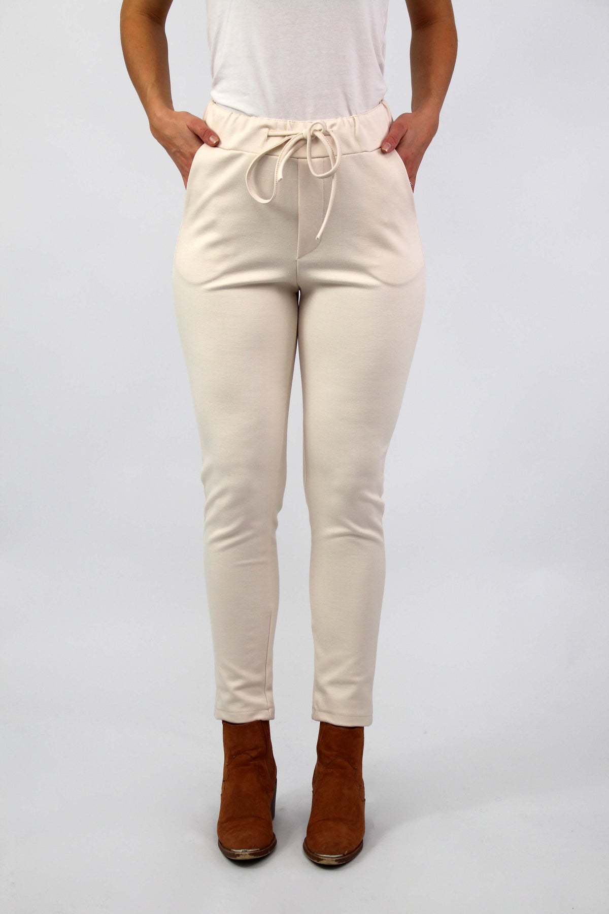 Joggpants "Edel" - Creme