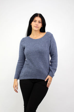 Pullover "Rundhals" - Blau